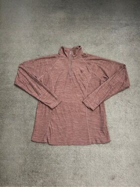 Ariat Laguna Quarter Zip Ladies Long Sleeve Top Twilight Mauve